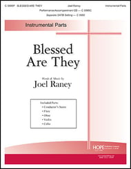 Blessed Are They Instrumental Parts choral sheet music cover Thumbnail